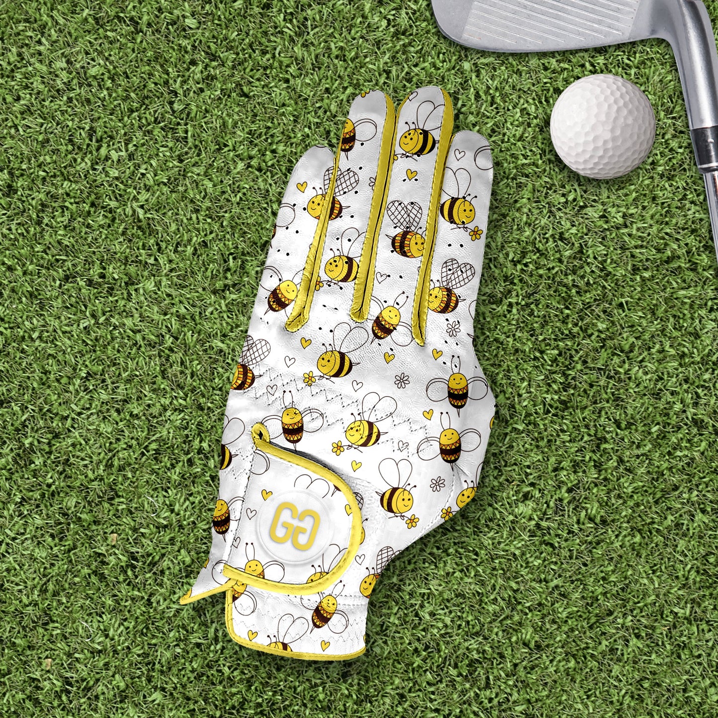 Happy Bees Golf Glove