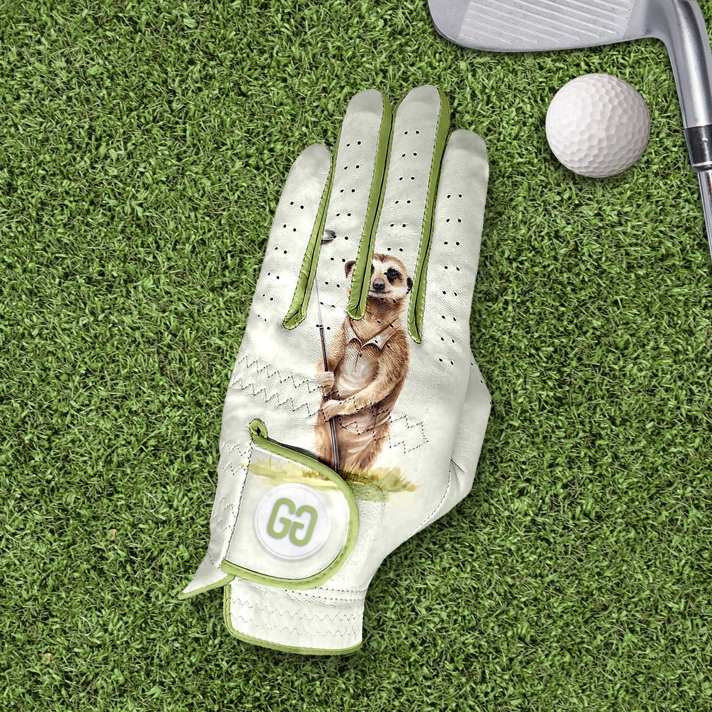 Meerkat Golfer Golf Glove