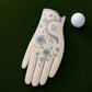 Blue Flower Golf Glove