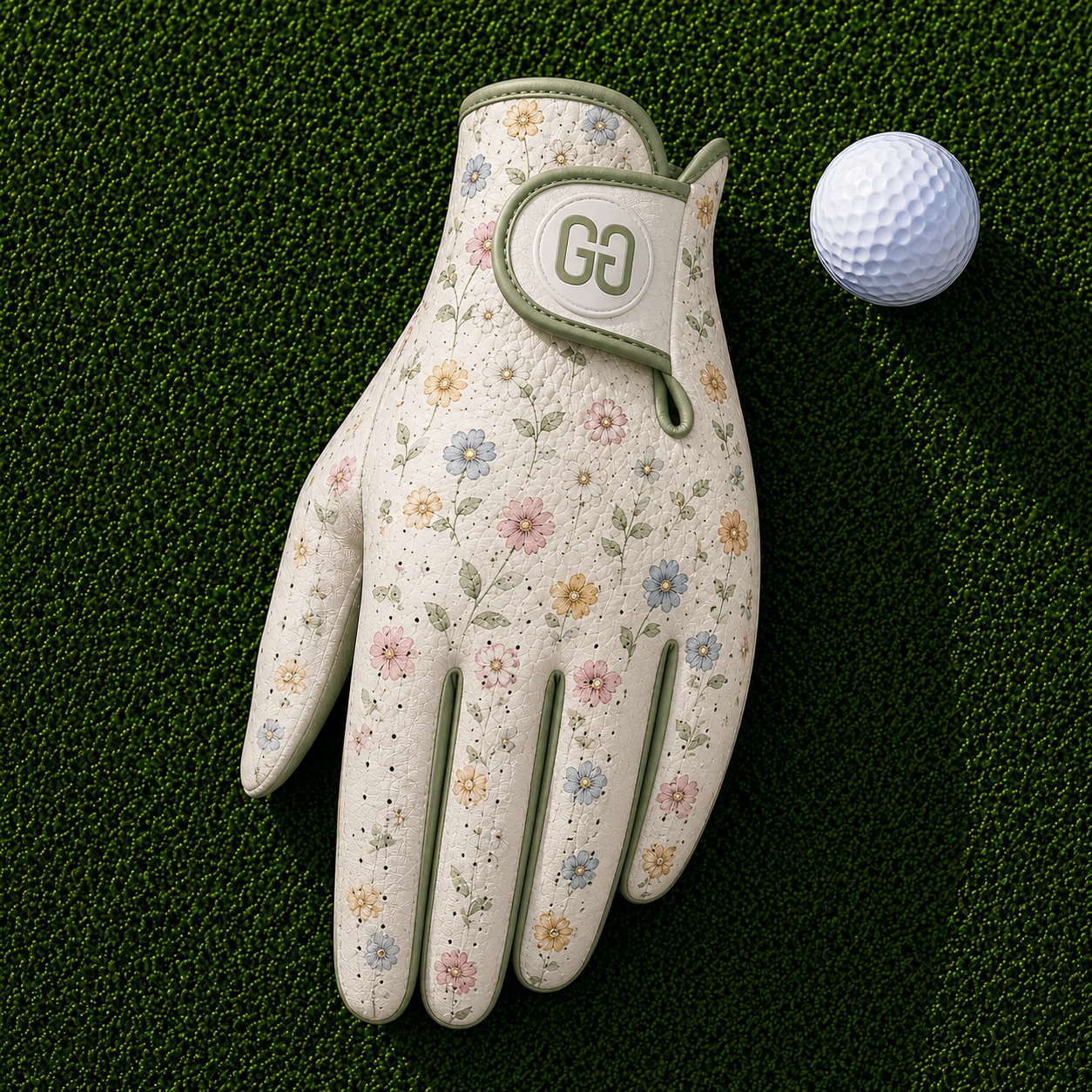 Flower Array Golf Glove
