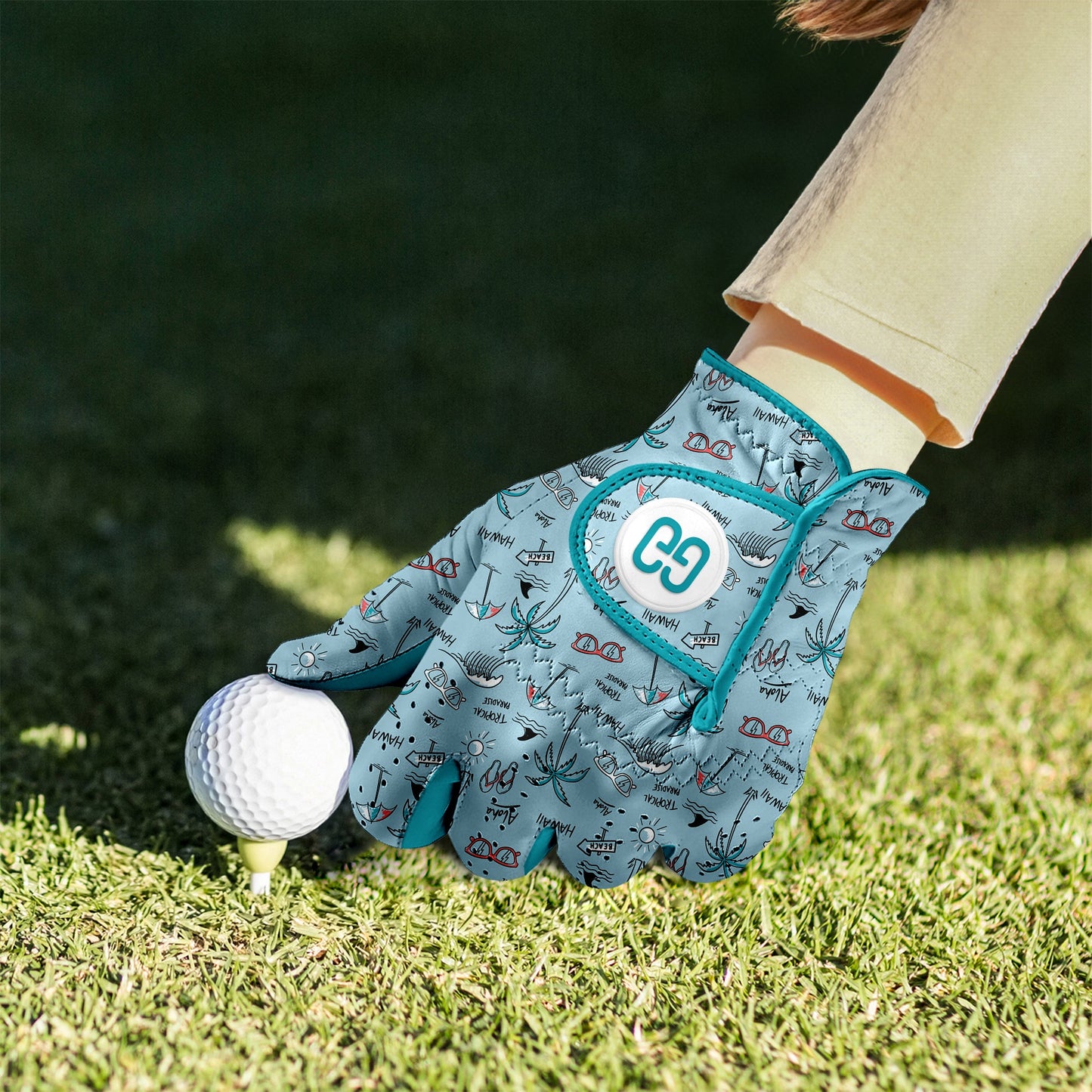 Aloha Paradise Golf Glove