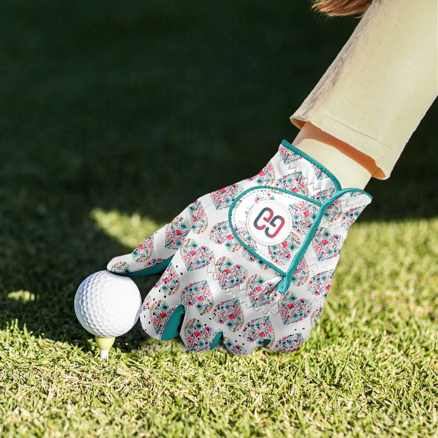 Boho Heart Golf Glove