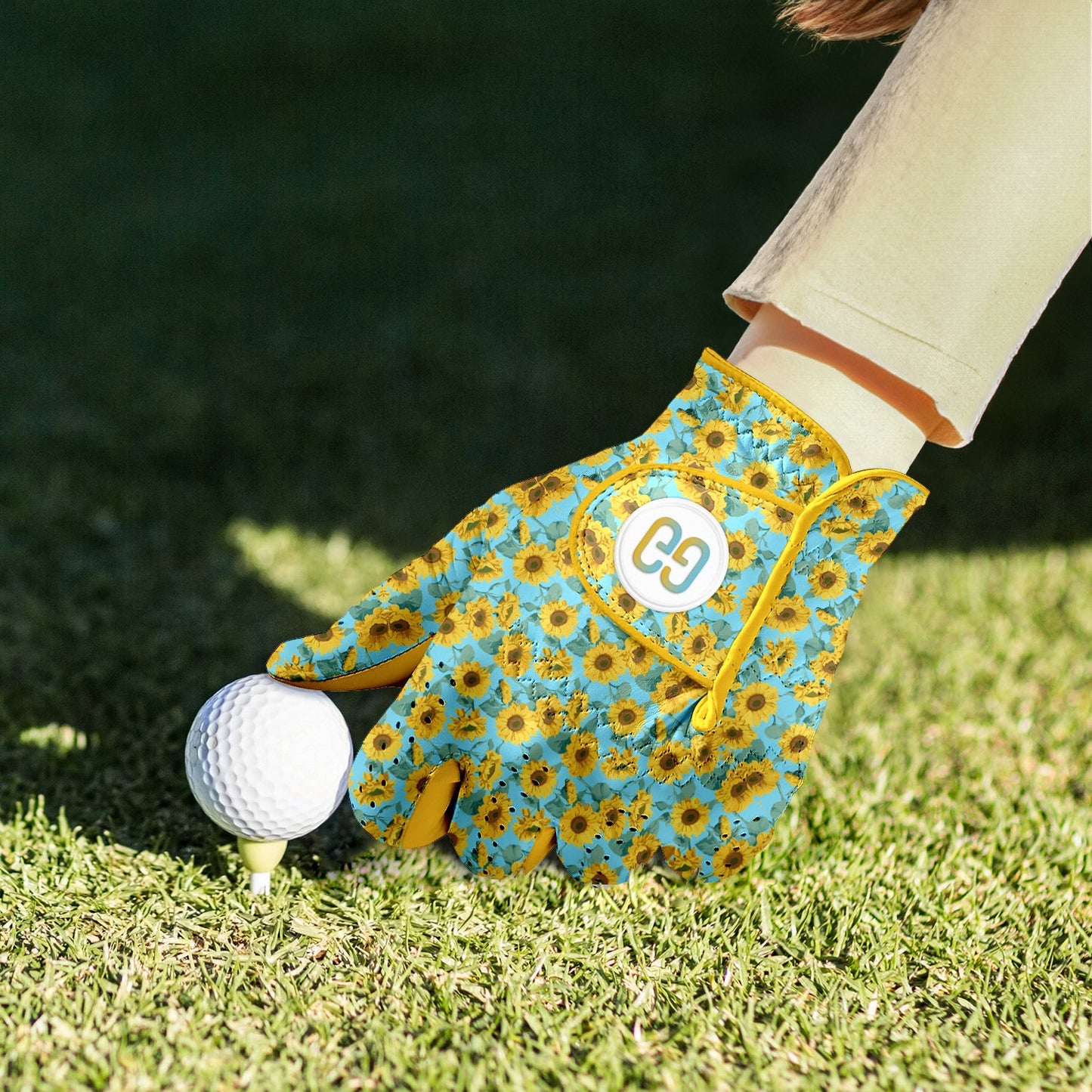 Skyfield Sunflower Golf Glove