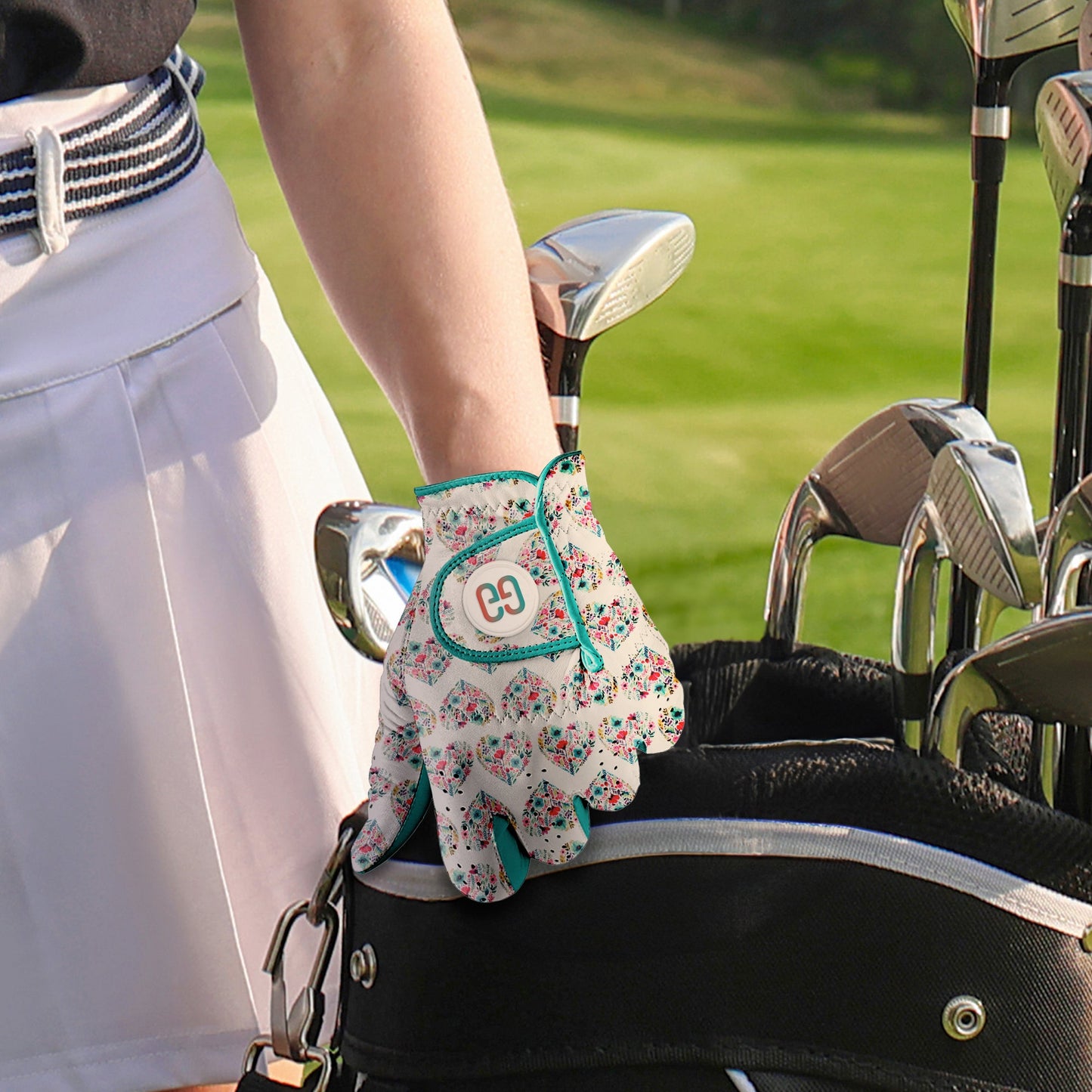 Boho Heart Golf Glove