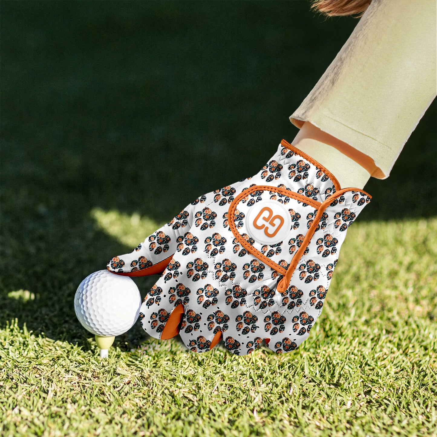 Petal Paw Prints Golf Glove