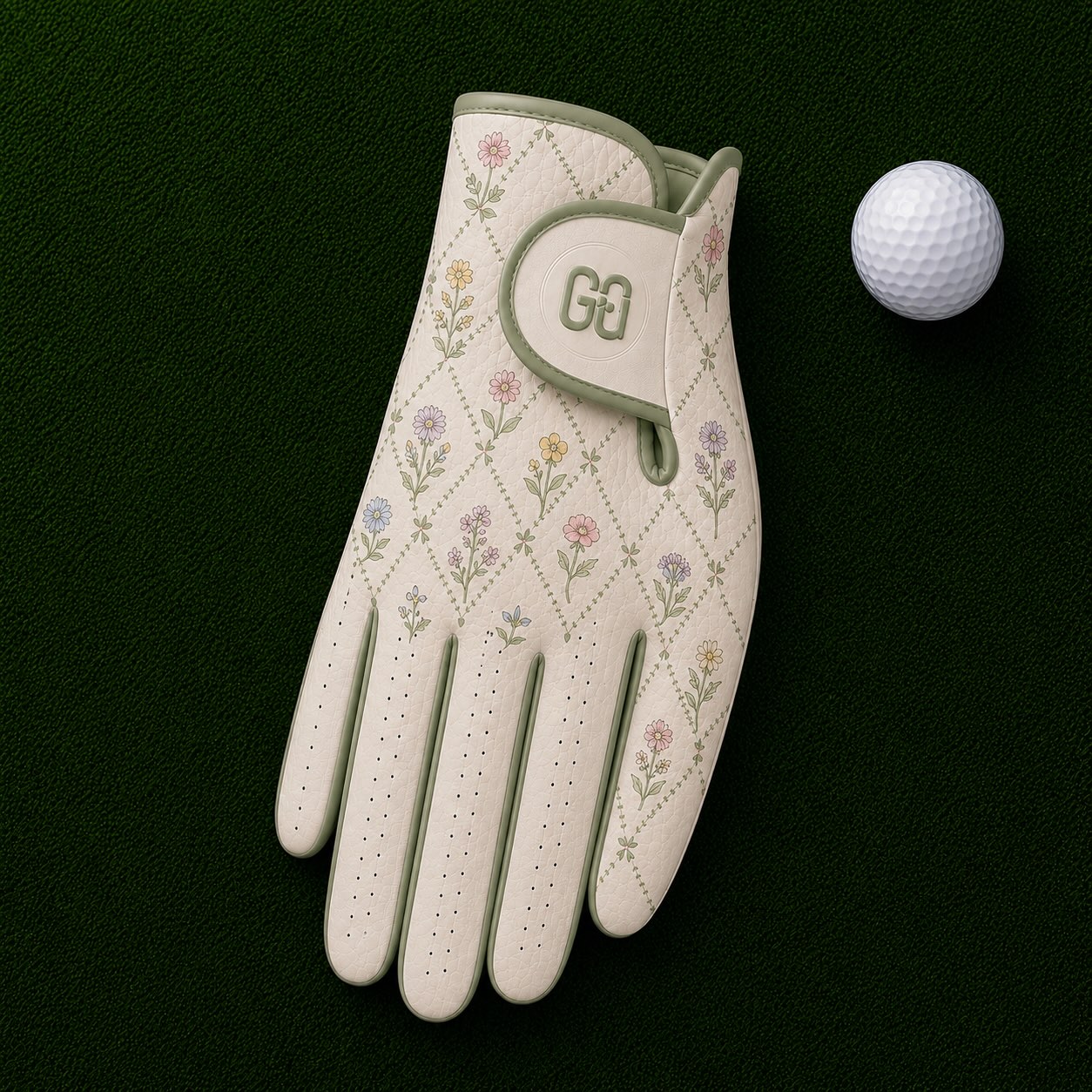 Garden Grid Golf Glove