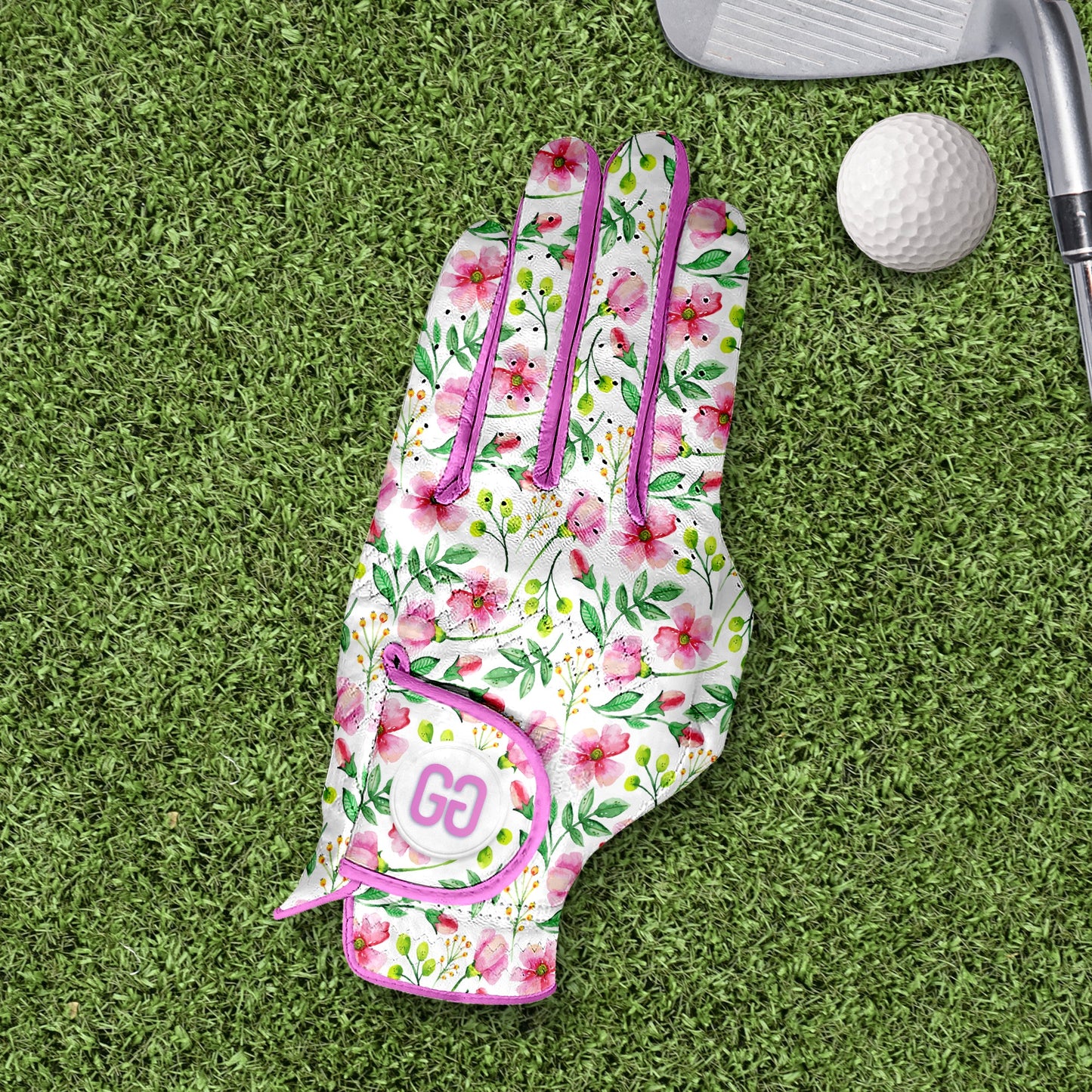 Blush Garden Golf Glove