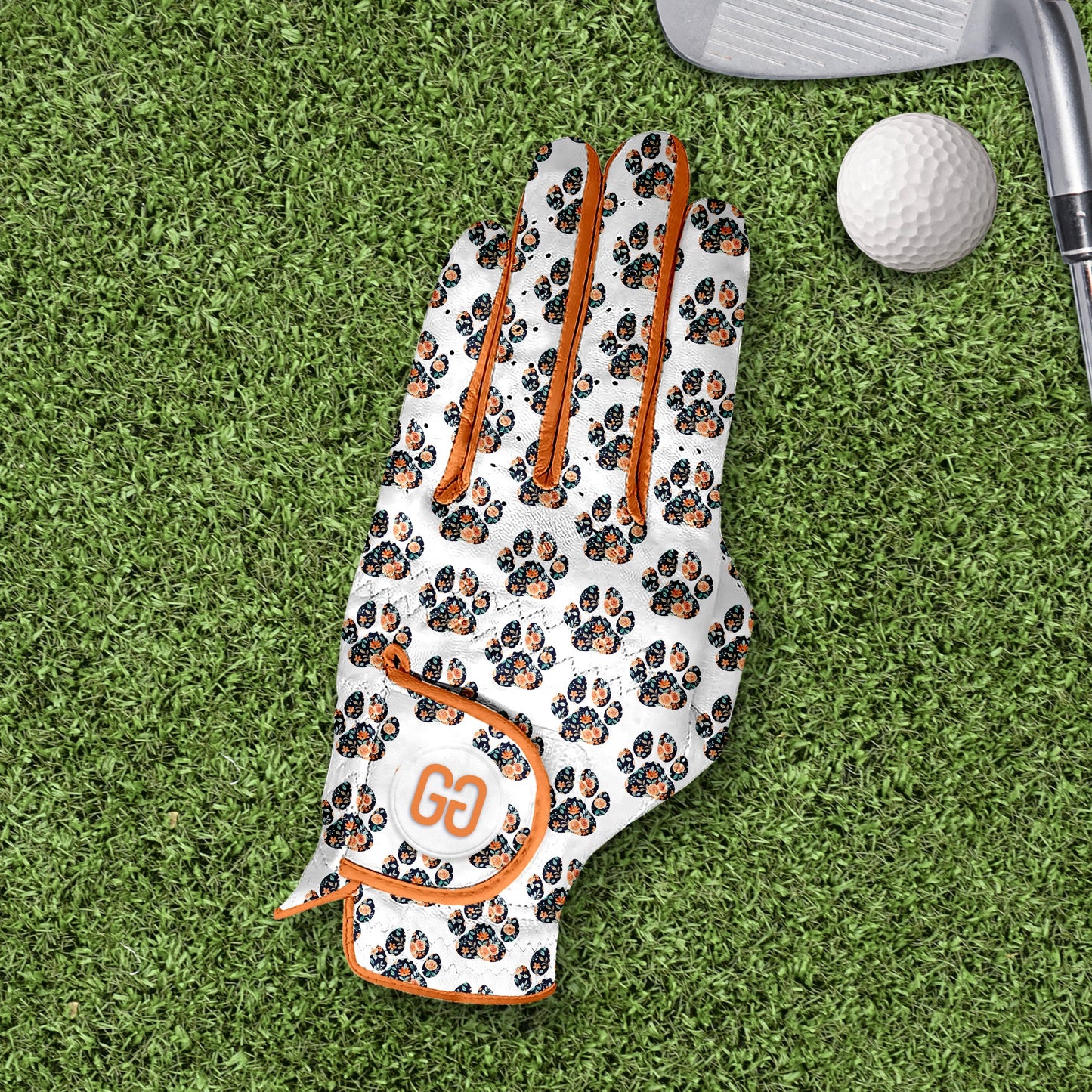 Petal Paw Prints Golf Glove