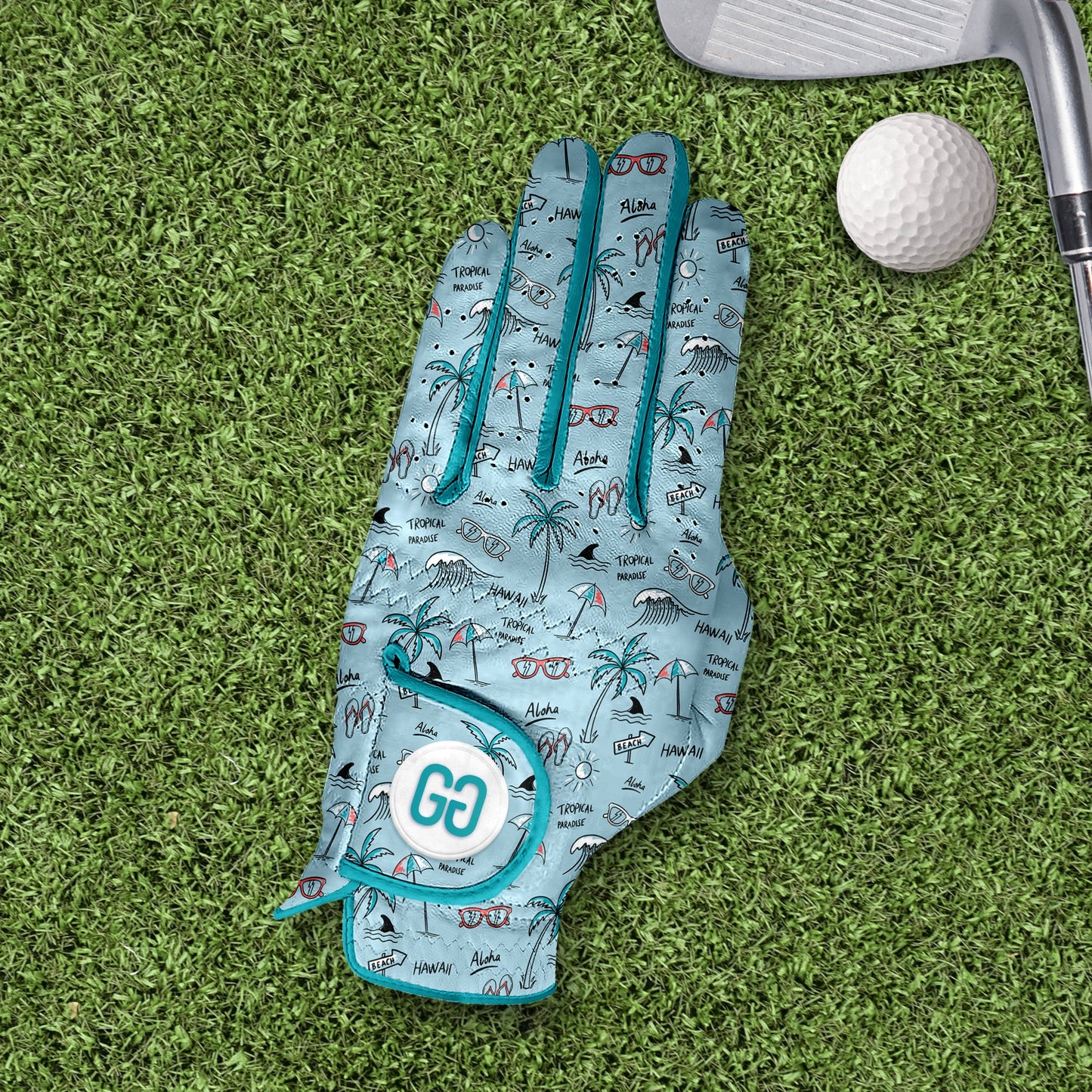 Aloha Paradise Golf Glove