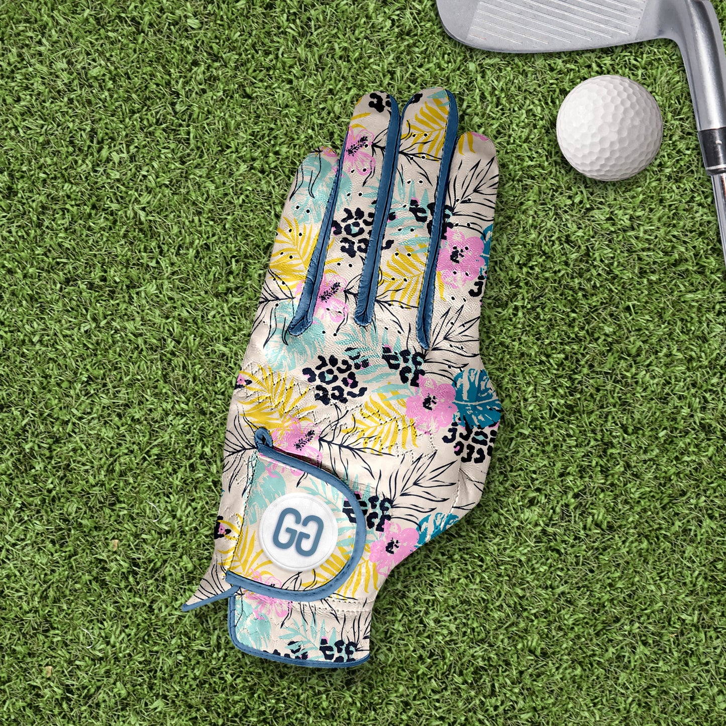 Tropical Cheetah Golf Glove