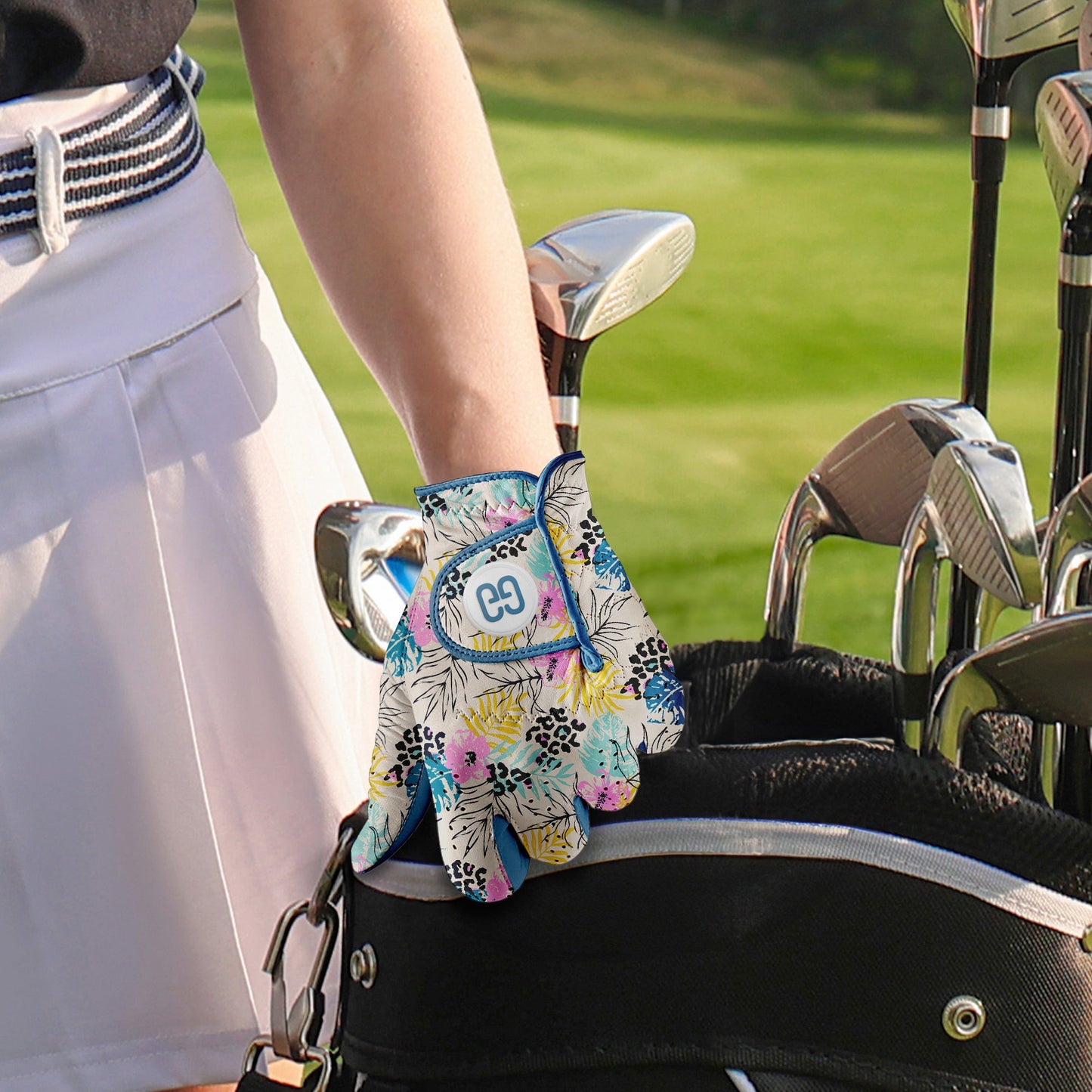 Tropical Cheetah Golf Glove