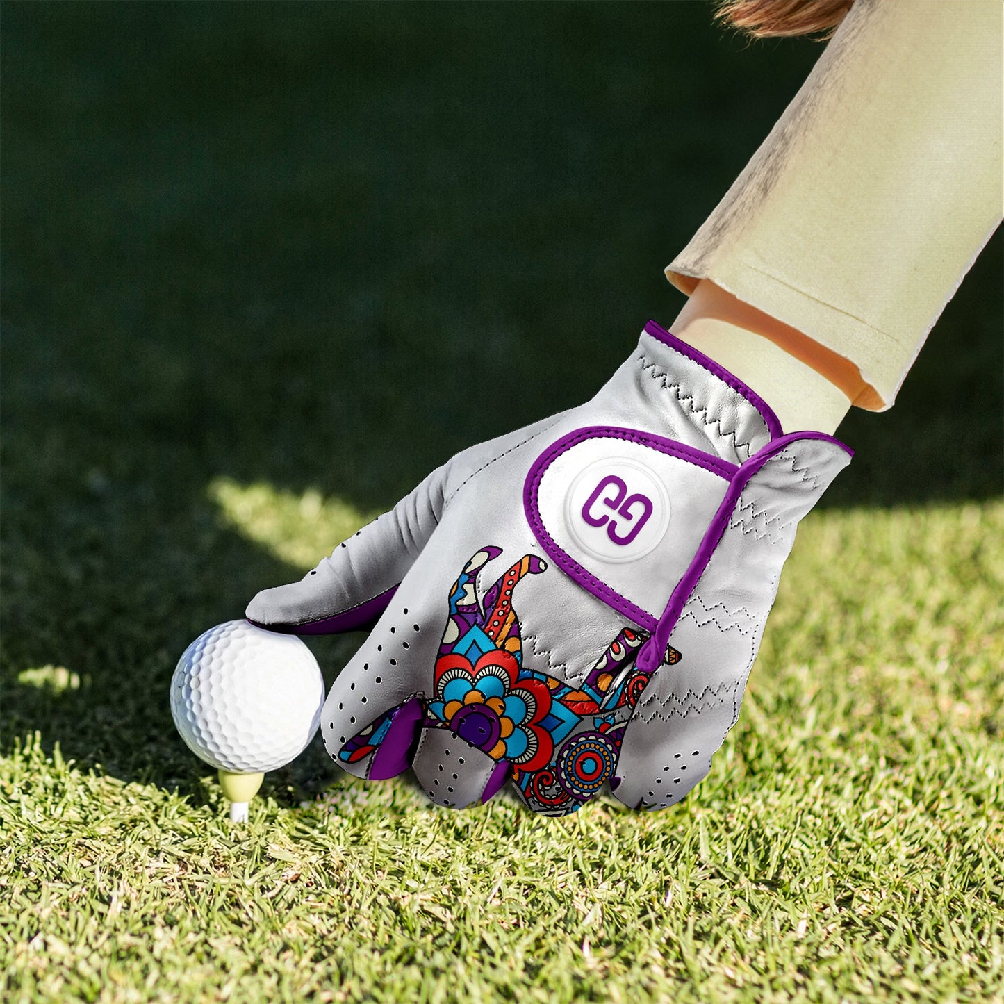 Mandala Dog Golf Glove