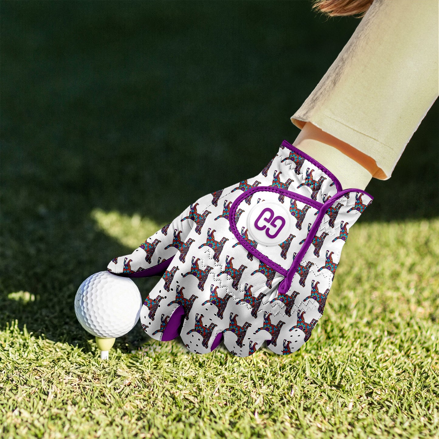 Boho Dogs Golf Glove