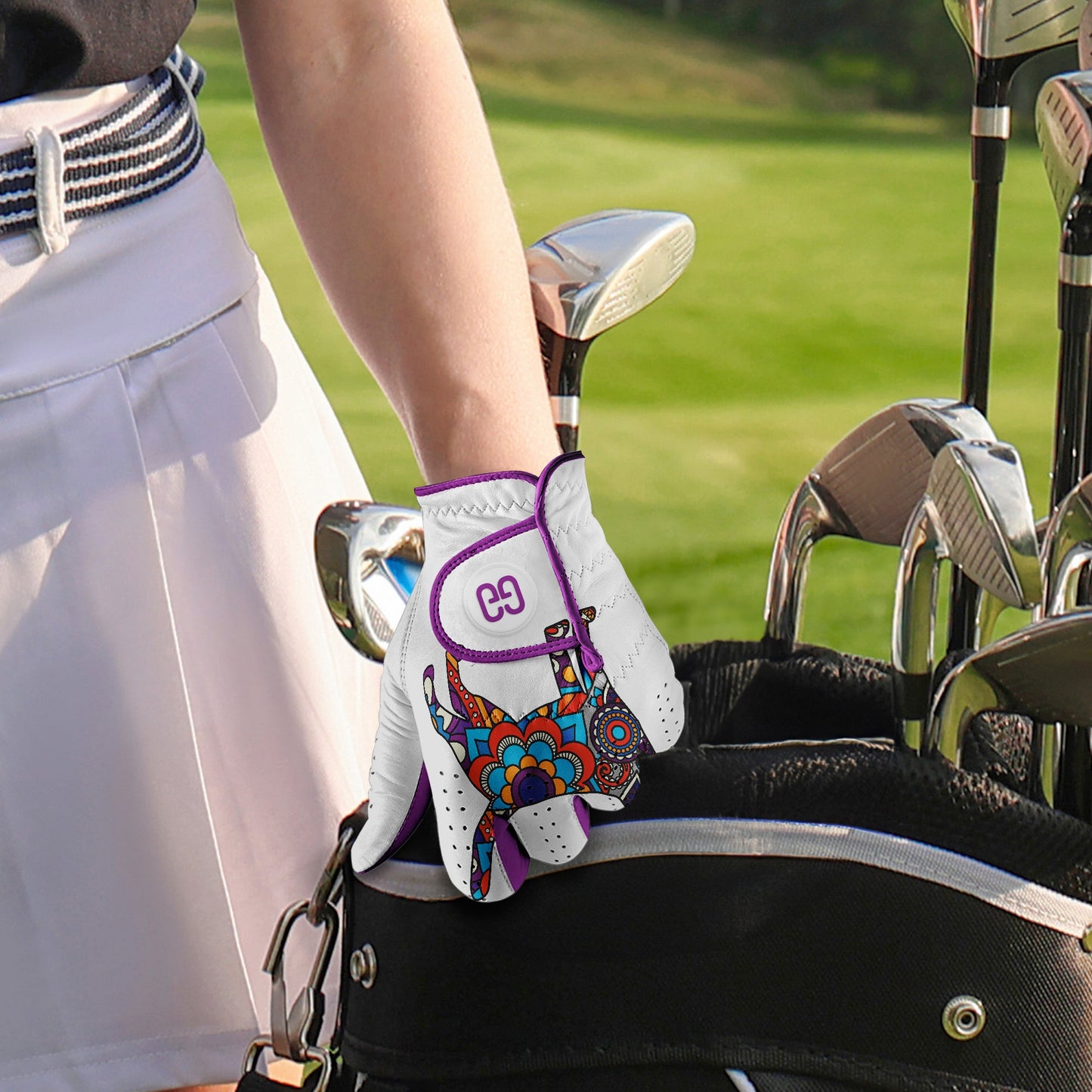 Mandala Dog Golf Glove