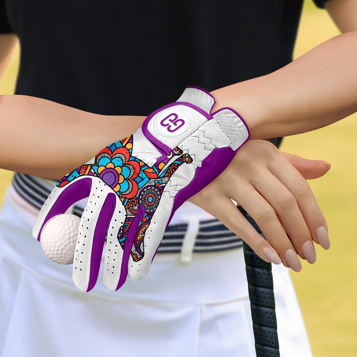 Mandala Dog Golf Glove
