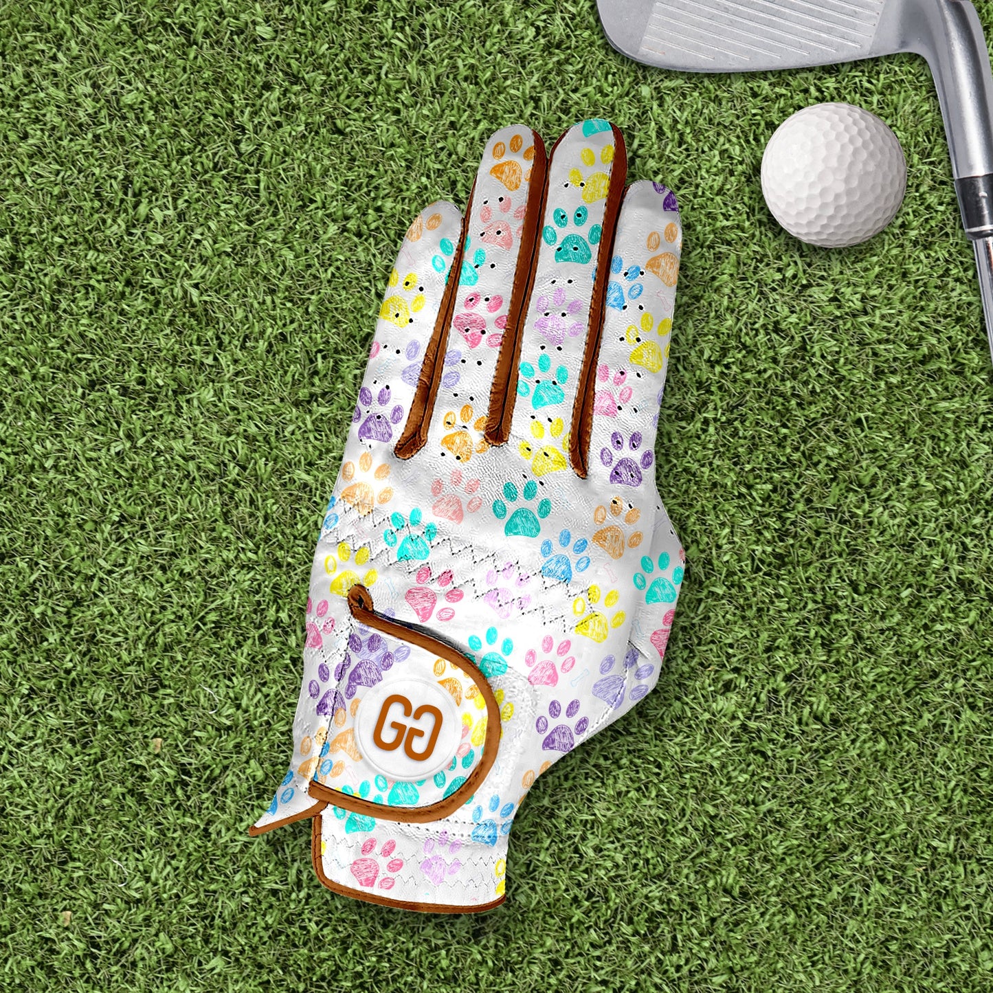 Pastel Paws Golf Glove