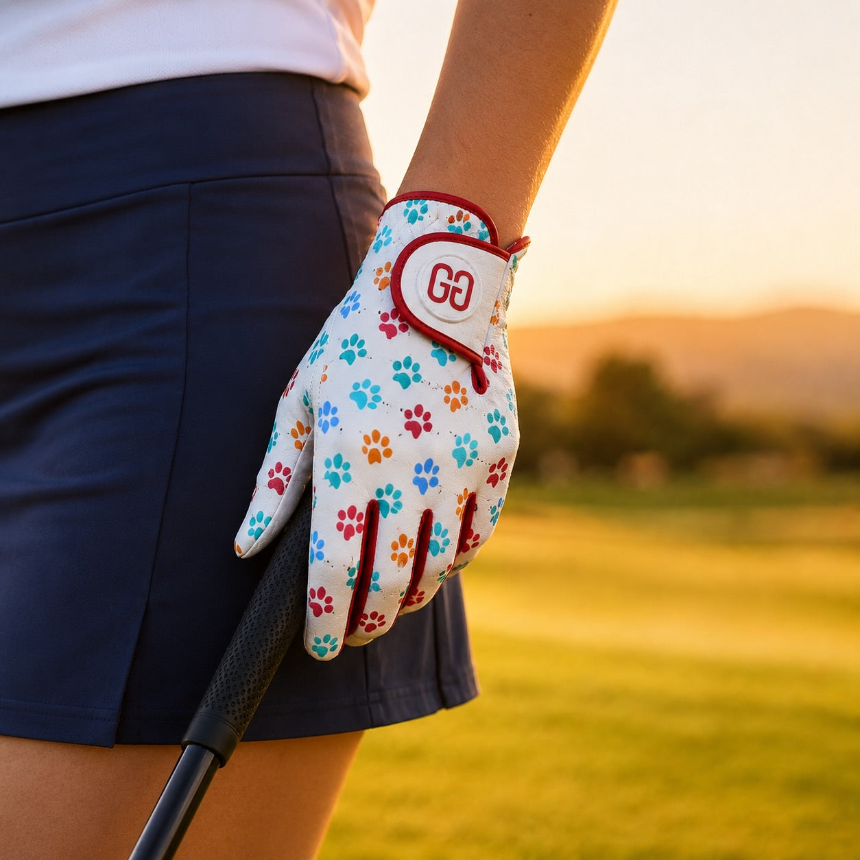 Paw Prints Golf Glove