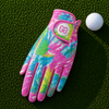 Pink Oasis Golf Glove