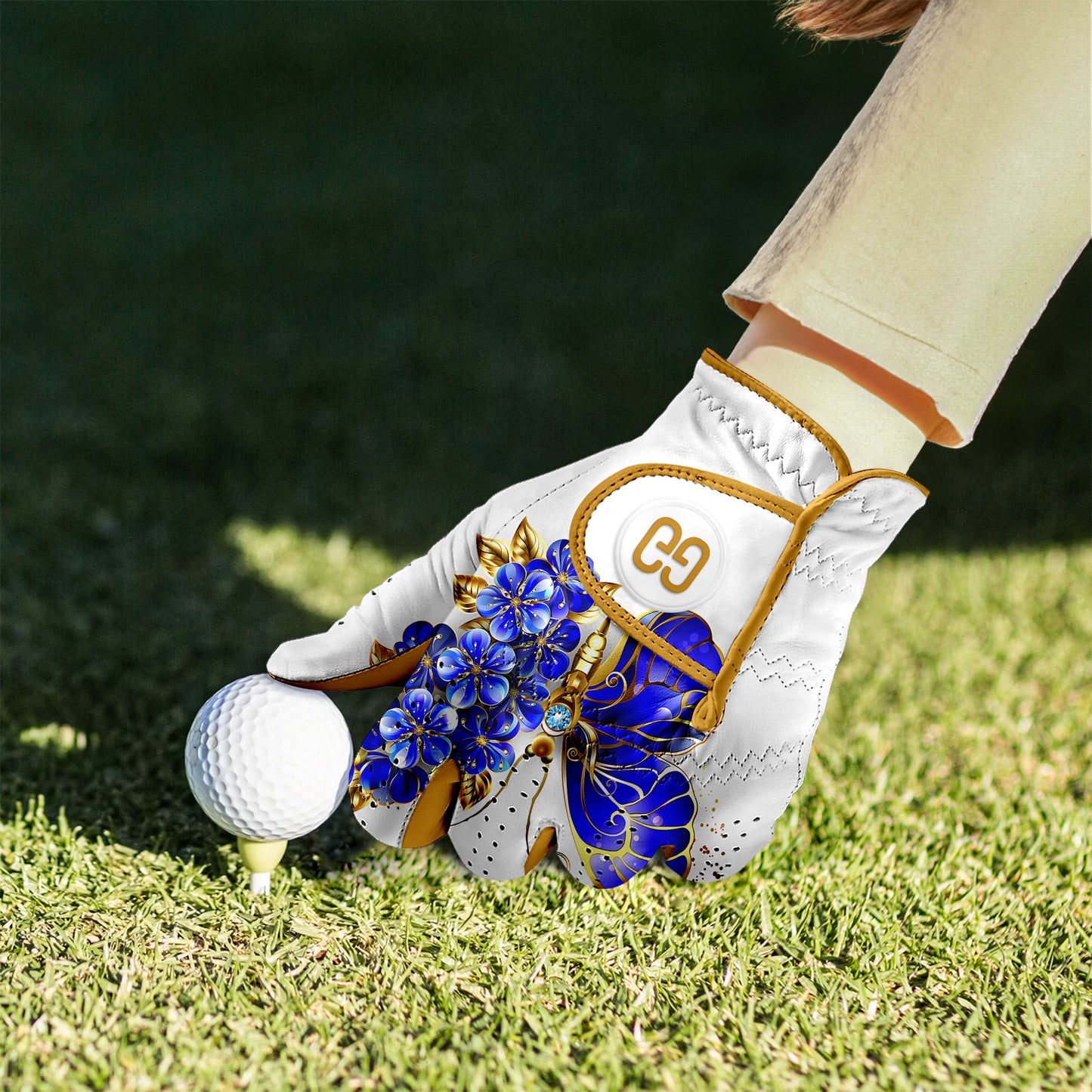 Elegant Butterfly Golf Glove