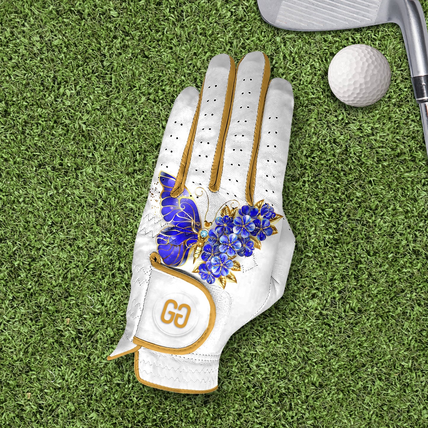 Elegant Butterfly Golf Glove