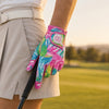 Pink Oasis Golf Glove